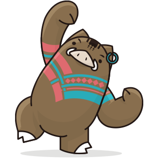 La mascotte de l’événement